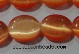 CCT695 15 inches 10*12mm oval cats eye beads wholesale