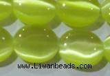 CCT698 15 inches 10*12mm oval cats eye beads wholesale