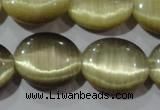 CCT700 15 inches 10*12mm oval cats eye beads wholesale