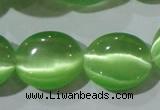 CCT704 15 inches 10*12mm oval cats eye beads wholesale