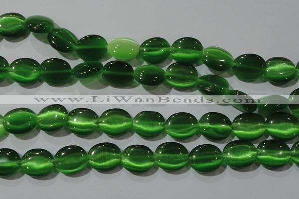 CCT705 15 inches 10*12mm oval cats eye beads wholesale