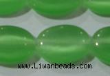 CCT727 15 inches 10*14mm oval cats eye beads wholesale