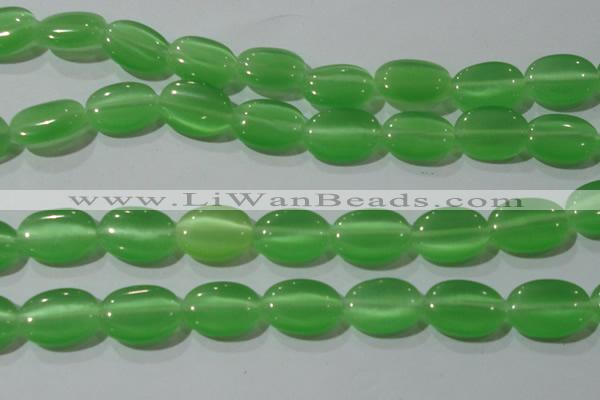 CCT727 15 inches 10*14mm oval cats eye beads wholesale