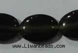 CCT734 15 inches 10*14mm oval cats eye beads wholesale