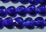 CCT974 15 inches 12*12mm faceted heart cats eye beads wholesale