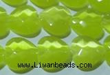 CCT985 15 inches 16*16mm faceted heart cats eye beads wholesale