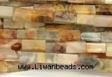 CCU1093 15 inches 2*4mm cuboid crazy lace agate beads