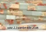 CCU1117 15 inches 2*4mm cuboid imitation sea sediment jasper beads