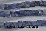 CCU314 15.5 inches 4*4mm cube sodalite beads wholesale