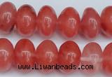 CCY151 15.5 inches 13*18mm rondelle cherry quartz beads wholesale