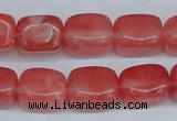 CCY152 15.5 inches 11*15mm cuboid cherry quartz beads wholesale