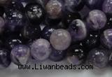 CDA18 15.5 inches 10mm round dogtooth amethyst quartz beads