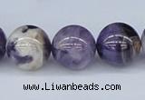 CDA56 15.5 inches 16mm round dogtooth amethyst beads wholesale