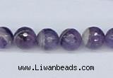 CDA60 15.5 inches 10mm faceted round dogtooth amethyst beads