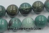 CDB02 15.5 inches 14mm round natural new dragon blood jasper beads