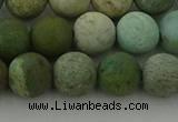 CDB104 15.5 inches 12mm round matte New dragon blood jasper beads