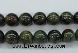 CDB230 15.5 inches 10mm round natural dragon blood jasper beads