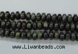 CDB233 15.5 inches 4*6mm rondelle natural dragon blood jasper beads