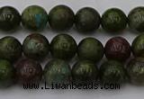 CDB300 15.5 inches 4mm round dragon blood jasper beads wholesale