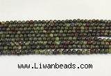 CDB340 15.5 inches 4mm round dragon blood jasper beads wholesale