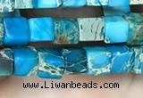 CDE1203 15.5 inches 4.5mm - 5mm cube sea sediment jasper beads