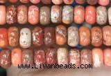 CDE1250 15.5 inches 2.5*4mm rondelle sea sediment jasper beads