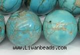 CDE1373 15.5 inches 18mm round sea sediment jasper beads wholesale