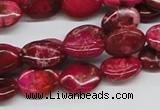 CDE14 15.5 inches 10*14mm oval dyed sea sediment jasper beads