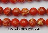 CDE2002 15.5 inches 8mm round dyed sea sediment jasper beads