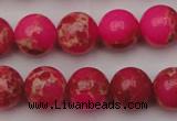 CDE2014 15.5 inches 10mm round dyed sea sediment jasper beads