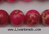 CDE2018 15.5 inches 18mm round dyed sea sediment jasper beads