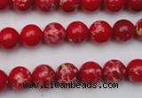 CDE2023 15.5 inches 6mm round dyed sea sediment jasper beads