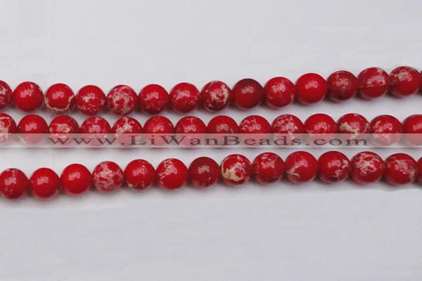 CDE2028 15.5 inches 16mm round dyed sea sediment jasper beads