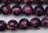 CDE2048 15.5 inches 12mm round dyed sea sediment jasper beads