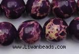 CDE2051 15.5 inches 18mm round dyed sea sediment jasper beads