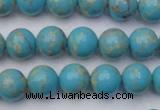 CDE2057 15.5 inches 8mm round dyed sea sediment jasper beads