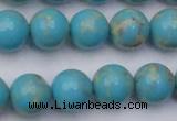 CDE2060 15.5 inches 14mm round dyed sea sediment jasper beads