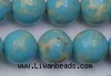 CDE2063 15.5 inches 20mm round dyed sea sediment jasper beads