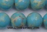 CDE2065 15.5 inches 24mm round dyed sea sediment jasper beads