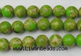 CDE2067 15.5 inches 6mm round dyed sea sediment jasper beads