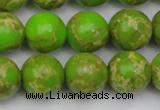 CDE2072 15.5 inches 16mm round dyed sea sediment jasper beads