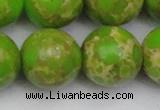 CDE2075 15.5 inches 22mm round dyed sea sediment jasper beads