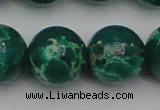 CDE2086 15.5 inches 22mm round dyed sea sediment jasper beads