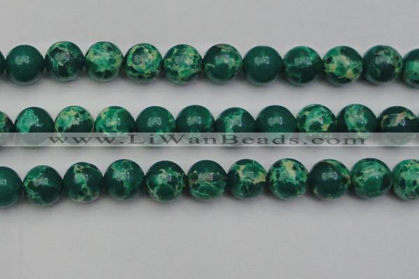 CDE2086 15.5 inches 22mm round dyed sea sediment jasper beads