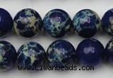 CDE2092 15.5 inches 12mm round dyed sea sediment jasper beads