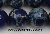 CDE2098 15.5 inches 24mm round dyed sea sediment jasper beads