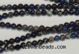 CDE220 15.5 inches 4mm round dyed sea sediment jasper beads