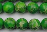 CDE2224 15.5 inches 12mm round dyed sea sediment jasper beads