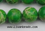 CDE2227 15.5 inches 18mm round dyed sea sediment jasper beads