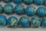 CDE2234 15.5 inches 10mm round dyed sea sediment jasper beads